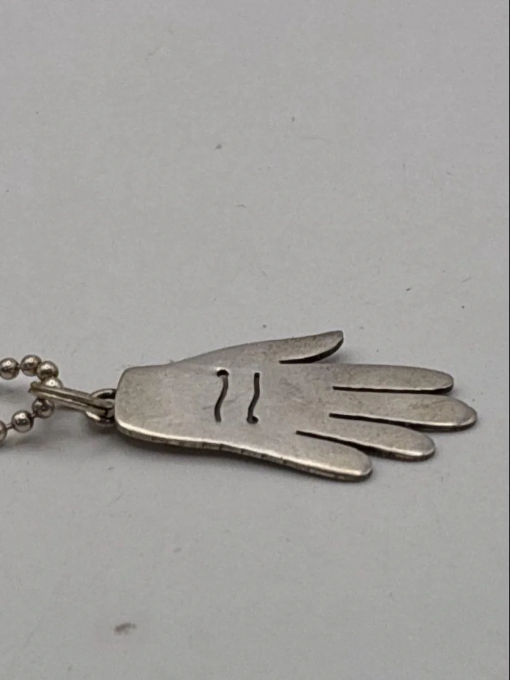 Sterling Silver/ Hand Pendant